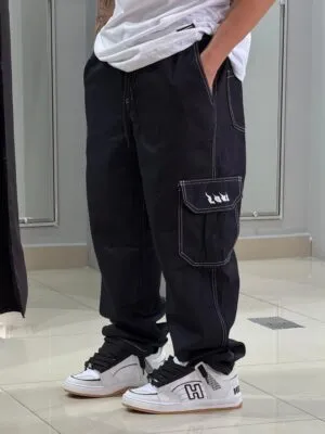 CALÇA CARGO LOKO PESPONTO