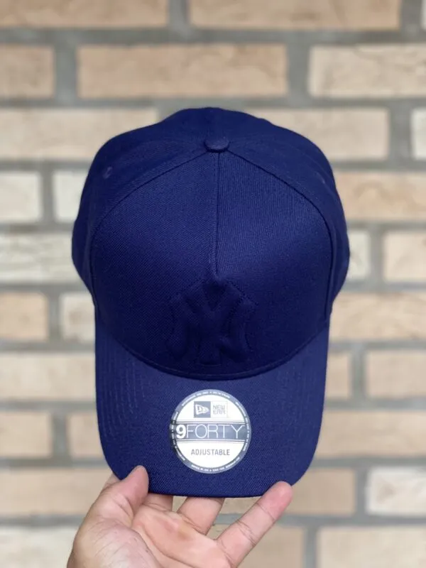 BONÉ NEW ERA ABA CURVA NVY NY AZUL MARINHO - Imagem 4