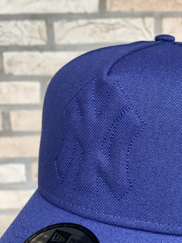 BONÉ NEW ERA ABA CURVA NVY NY AZUL MARINHO - Imagem 5