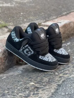TÊNIS QIX 90S OG PRETO BRANCO