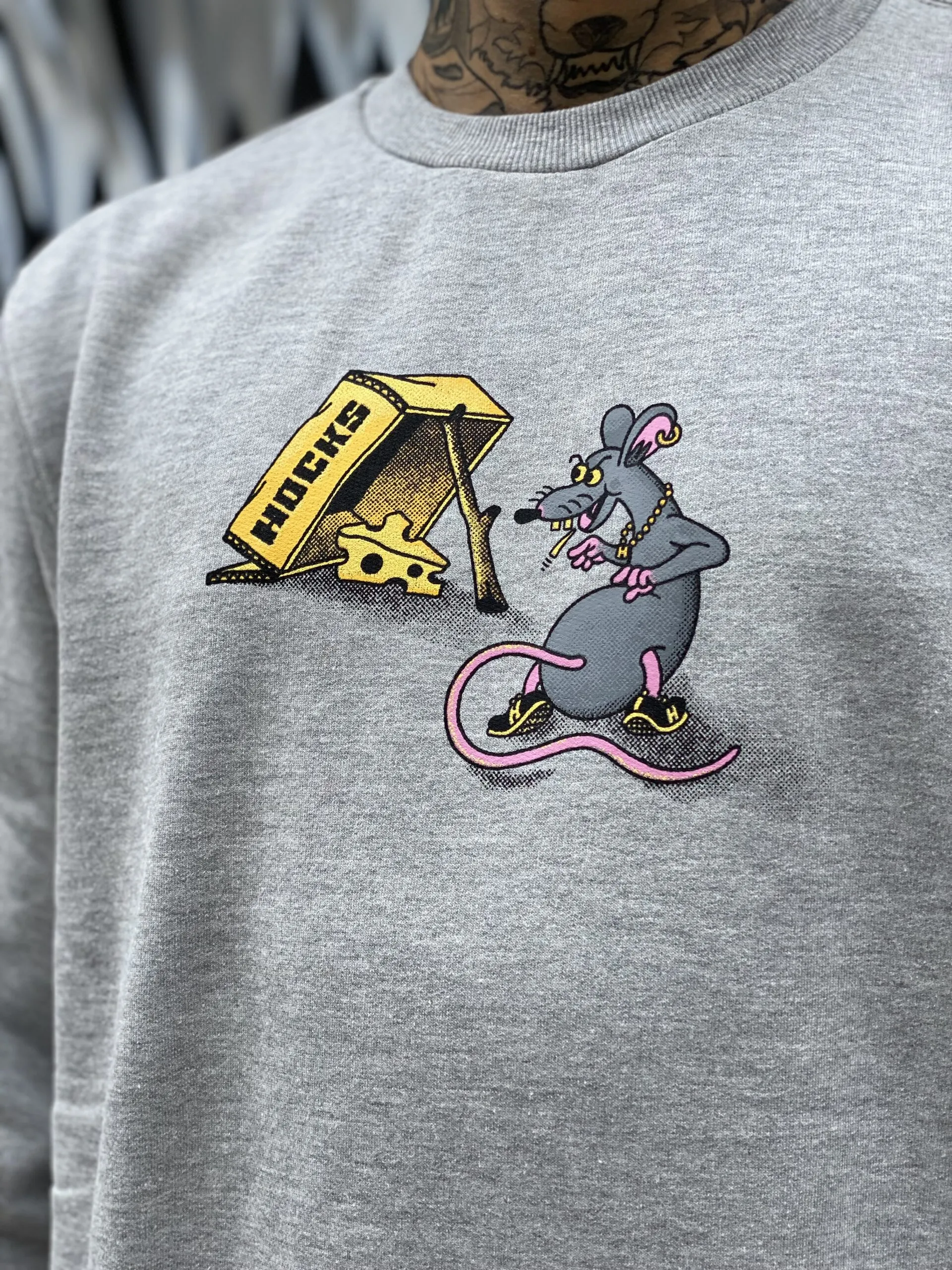 MOLETOM CARECA HOCKS ARMADILHA MESCLA - Imagem 2