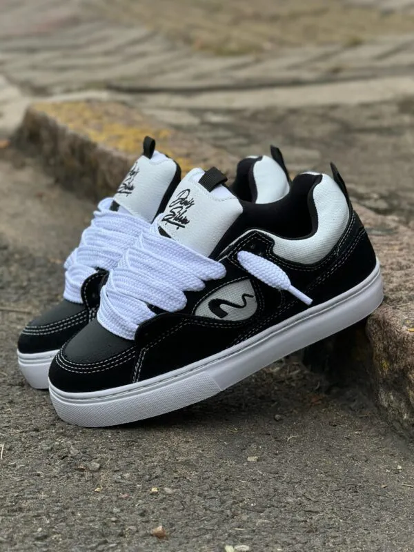 TÊNIS TESLA FUSION BLACK WHITE - Imagem 2