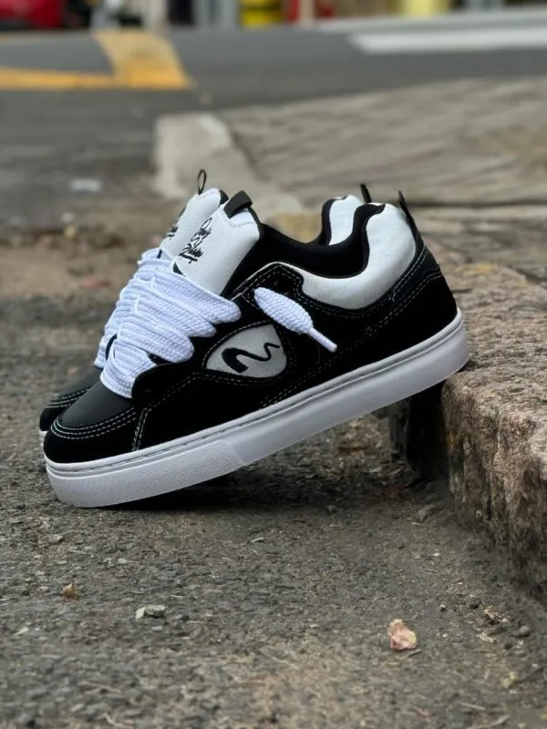 TÊNIS TESLA FUSION BLACK WHITE - Imagem 10