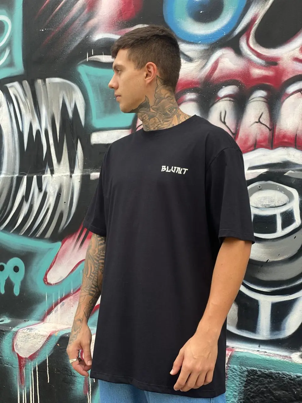 CAMISETA BLUNT ANGRY ANIME PRETO - Imagem 2