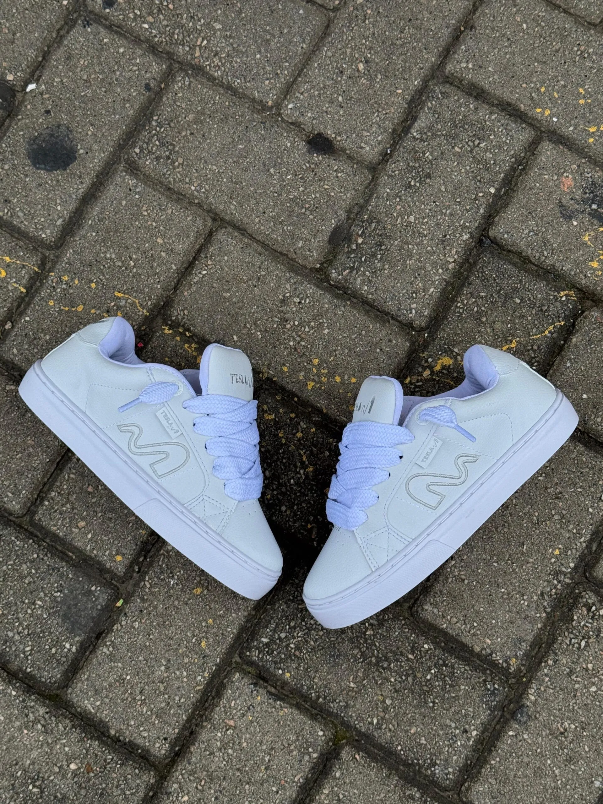 TÊNIS TESLA HERTZ ALL WHITE - Imagem 5
