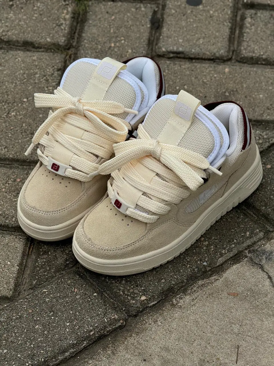 Tênis Freeday Switch  Creme Bordô - Imagem 9