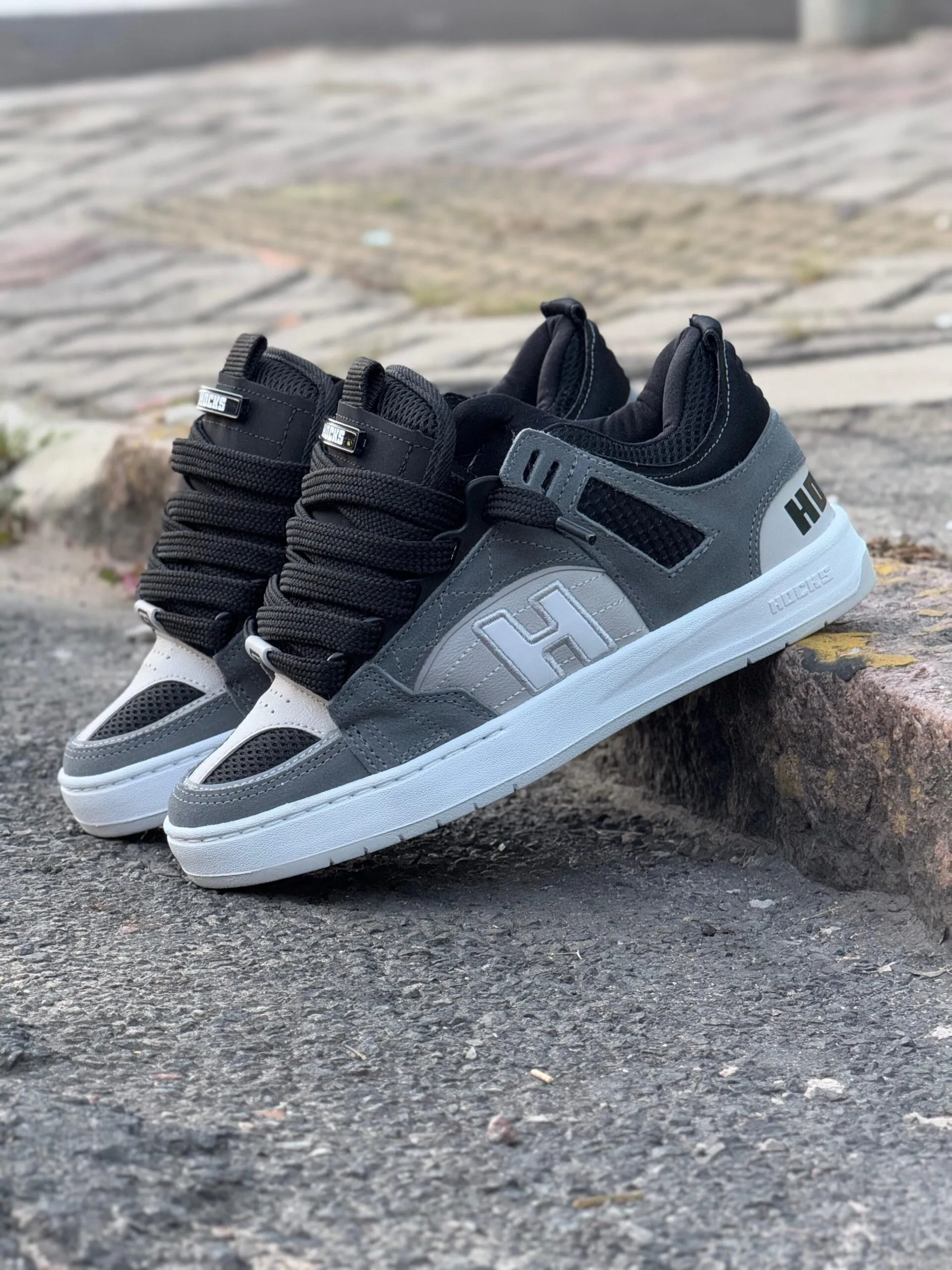 TÊNIS HOCKS BOLD ASFALTO