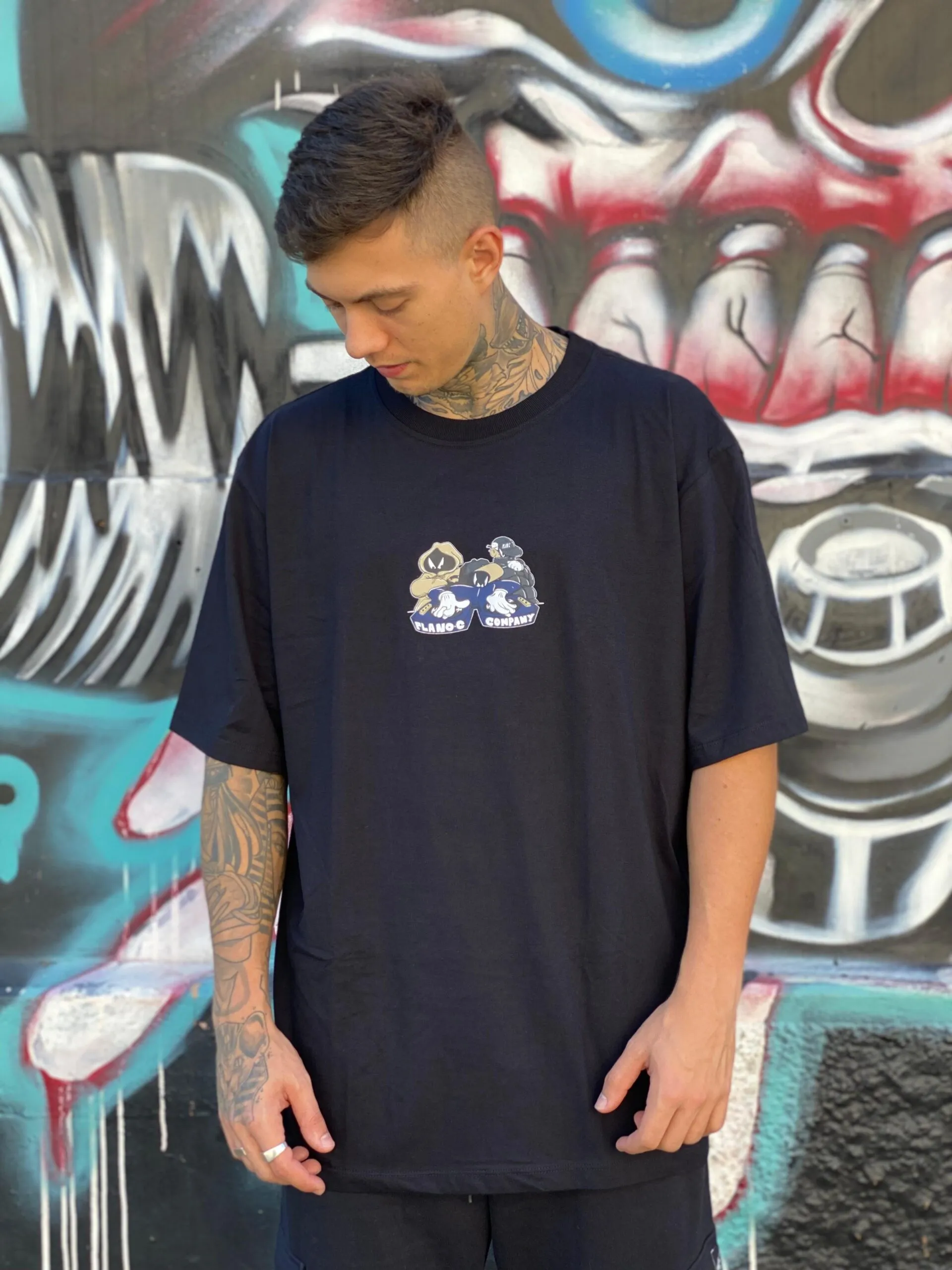 CAMISETA PLANO C. DJING PRETO