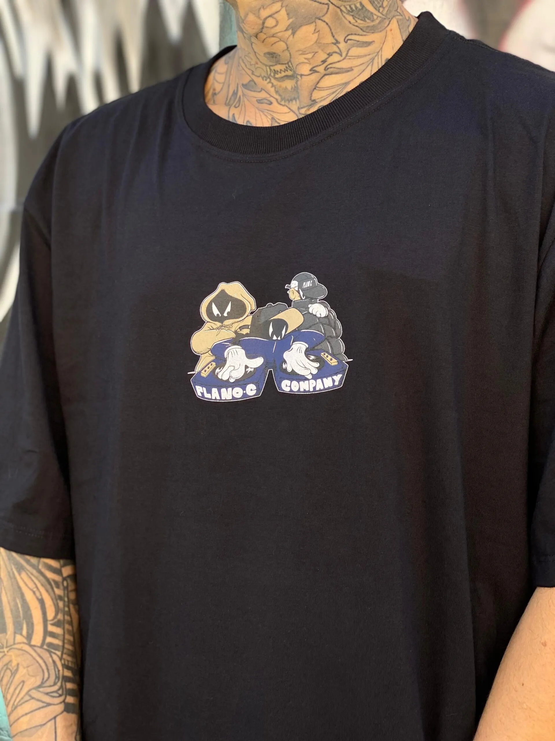 CAMISETA PLANO C. DJING PRETO - Imagem 2