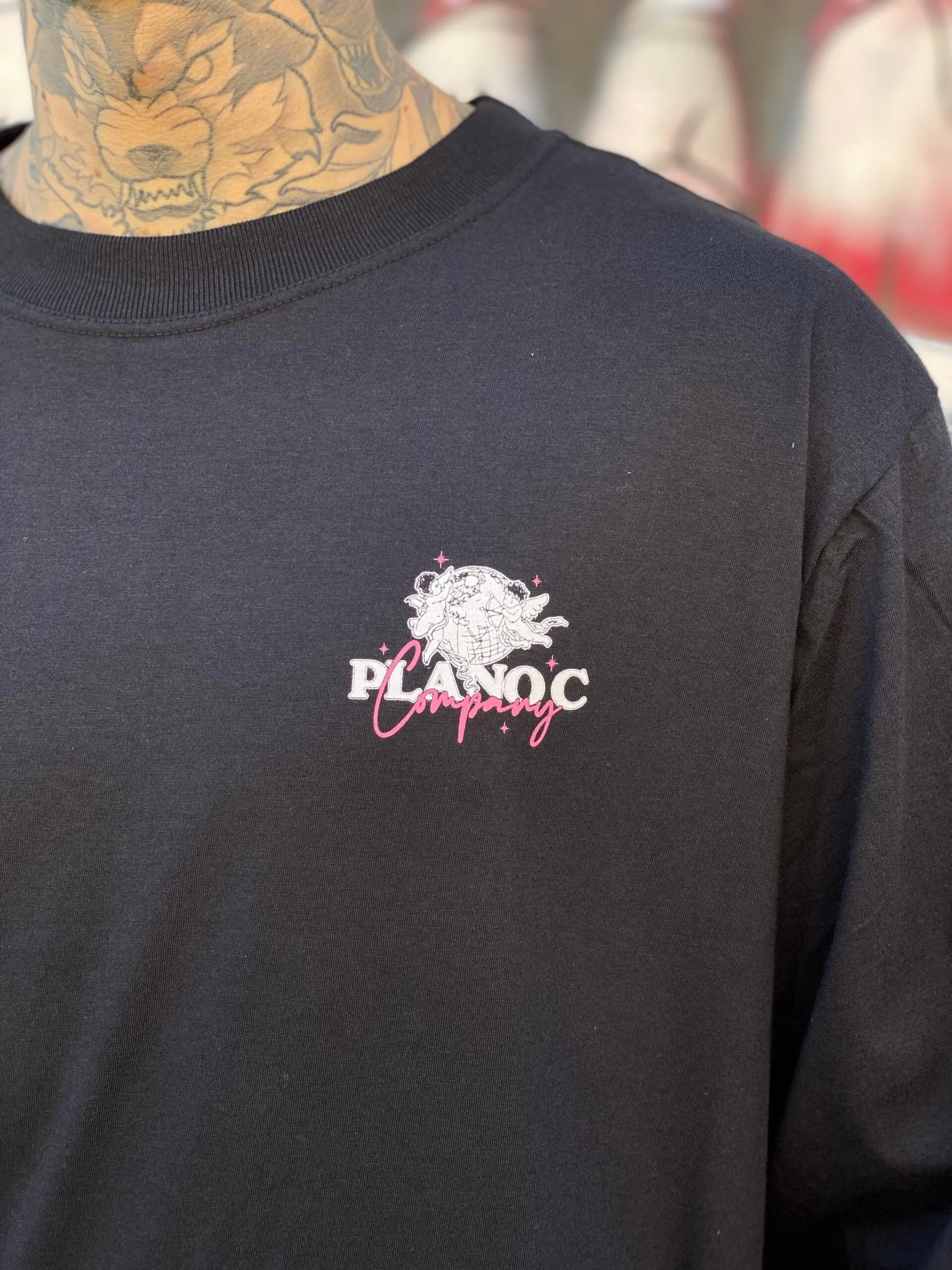 CAMISETA ML PLANO C. LITTLE ANGELS PRETO - Imagem 4