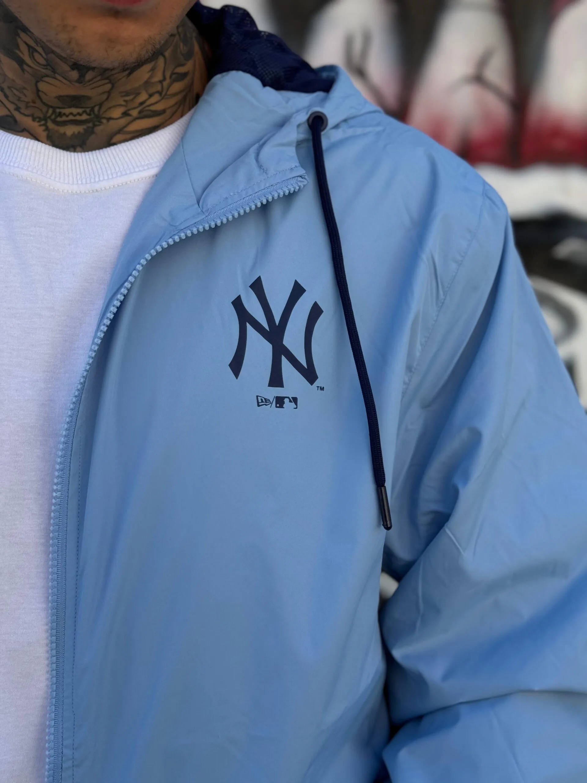 JAQUETA NEW ERA NEW YORK YANKEES MLB AZUL - Imagem 4