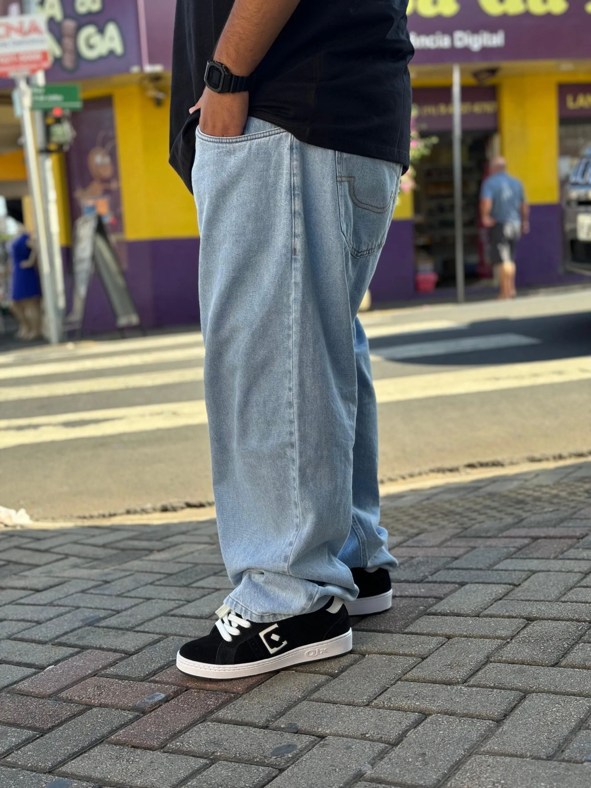 CALÇA JEANS RETA PLANO C. BLUE - Imagem 2