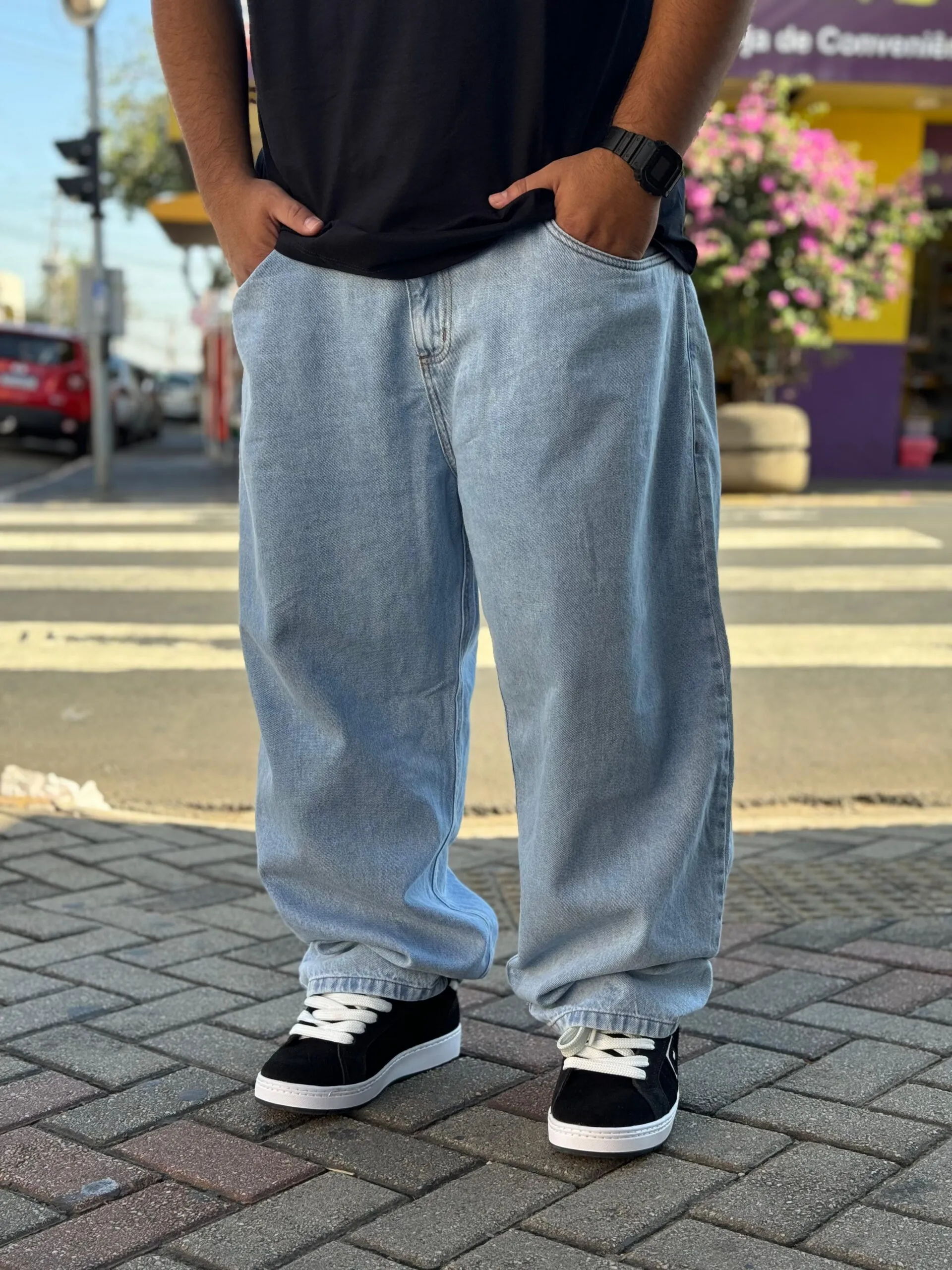 CALÇA JEANS RETA PLANO C. BLUE