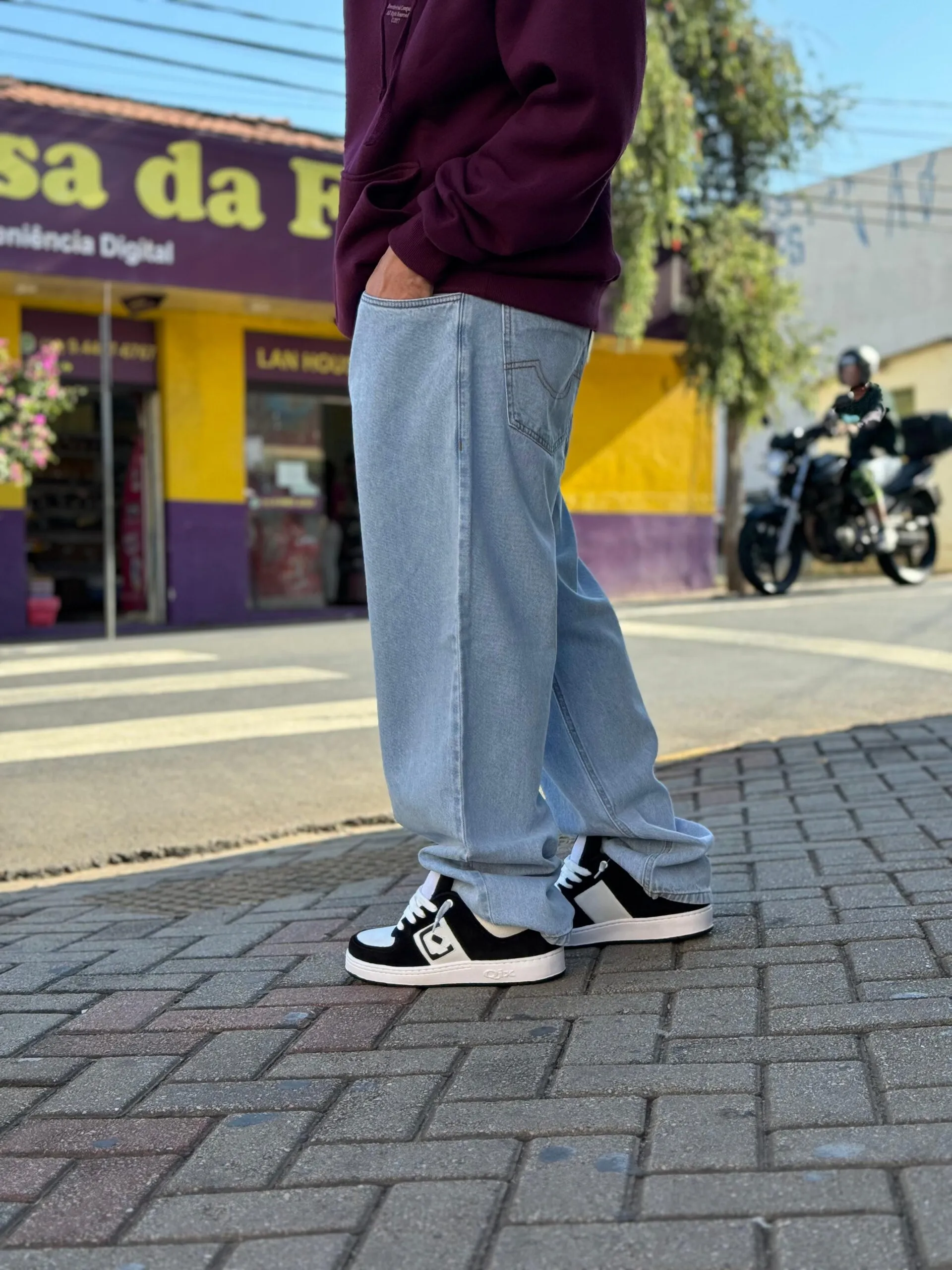 CALÇA JEANS RETA PLANO C. BLUE - Imagem 3