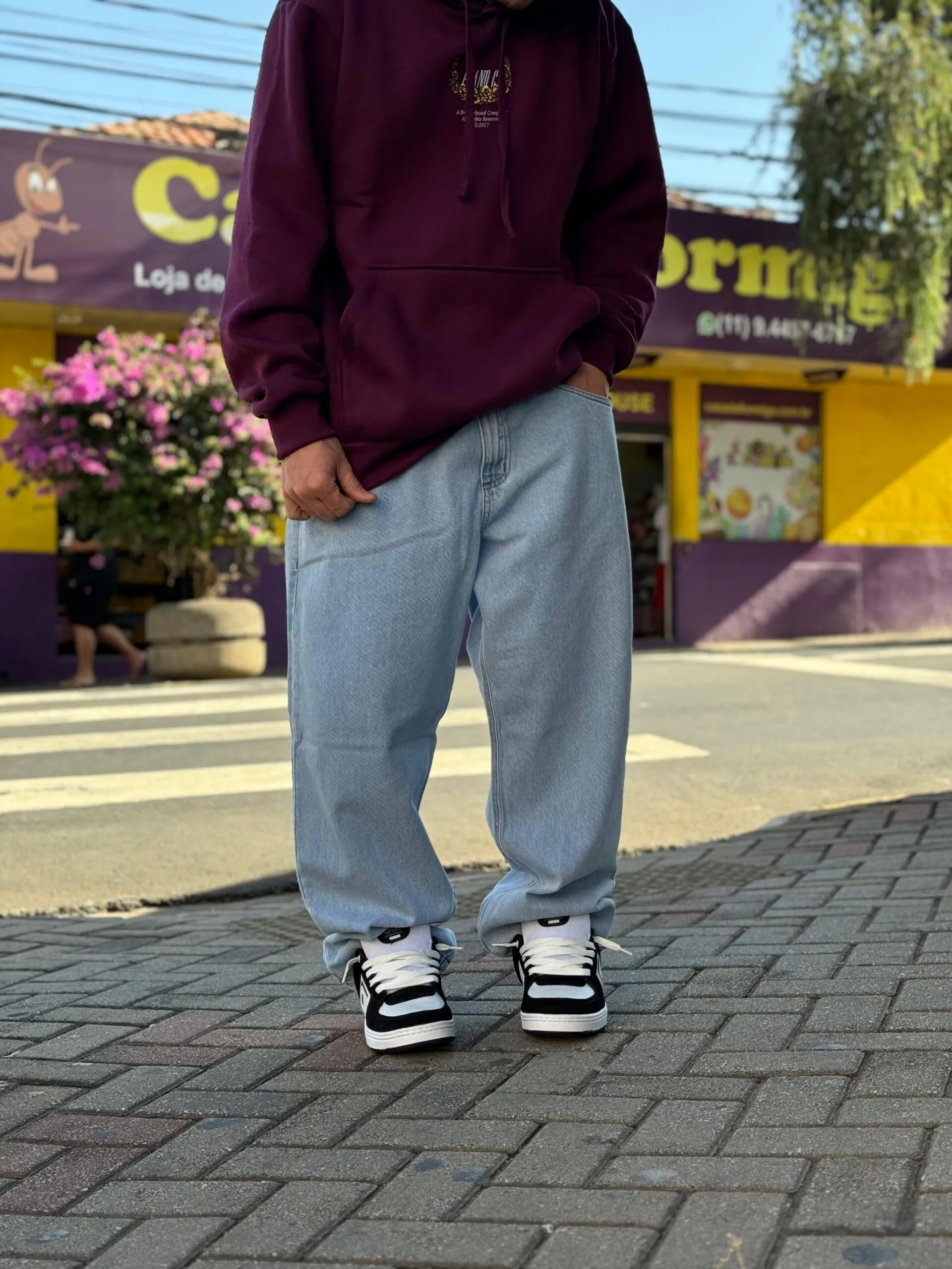 CALÇA JEANS RETA PLANO C. BLUE - Imagem 5