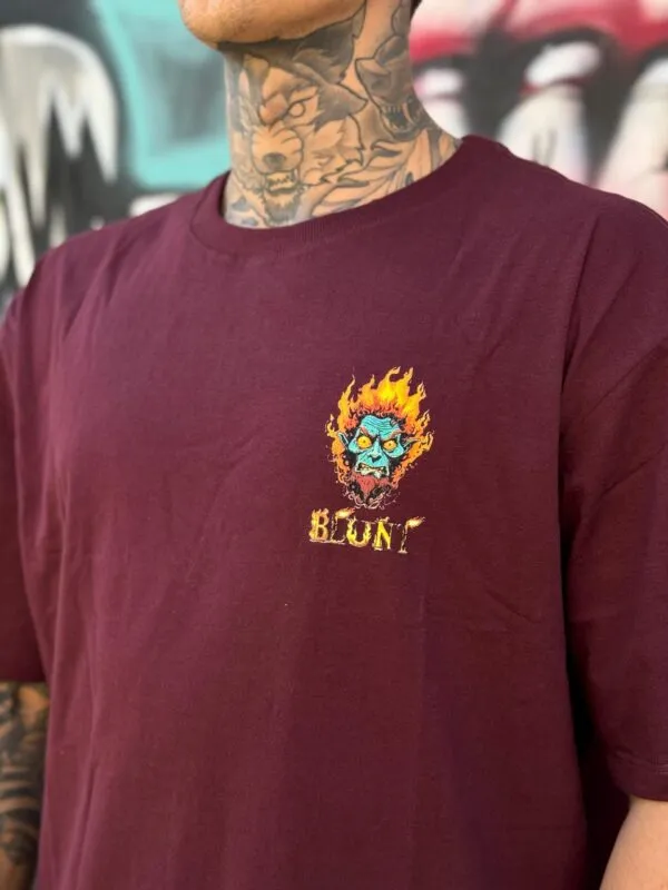CAMISETA BLUNT TOPPER VINHO - Imagem 3