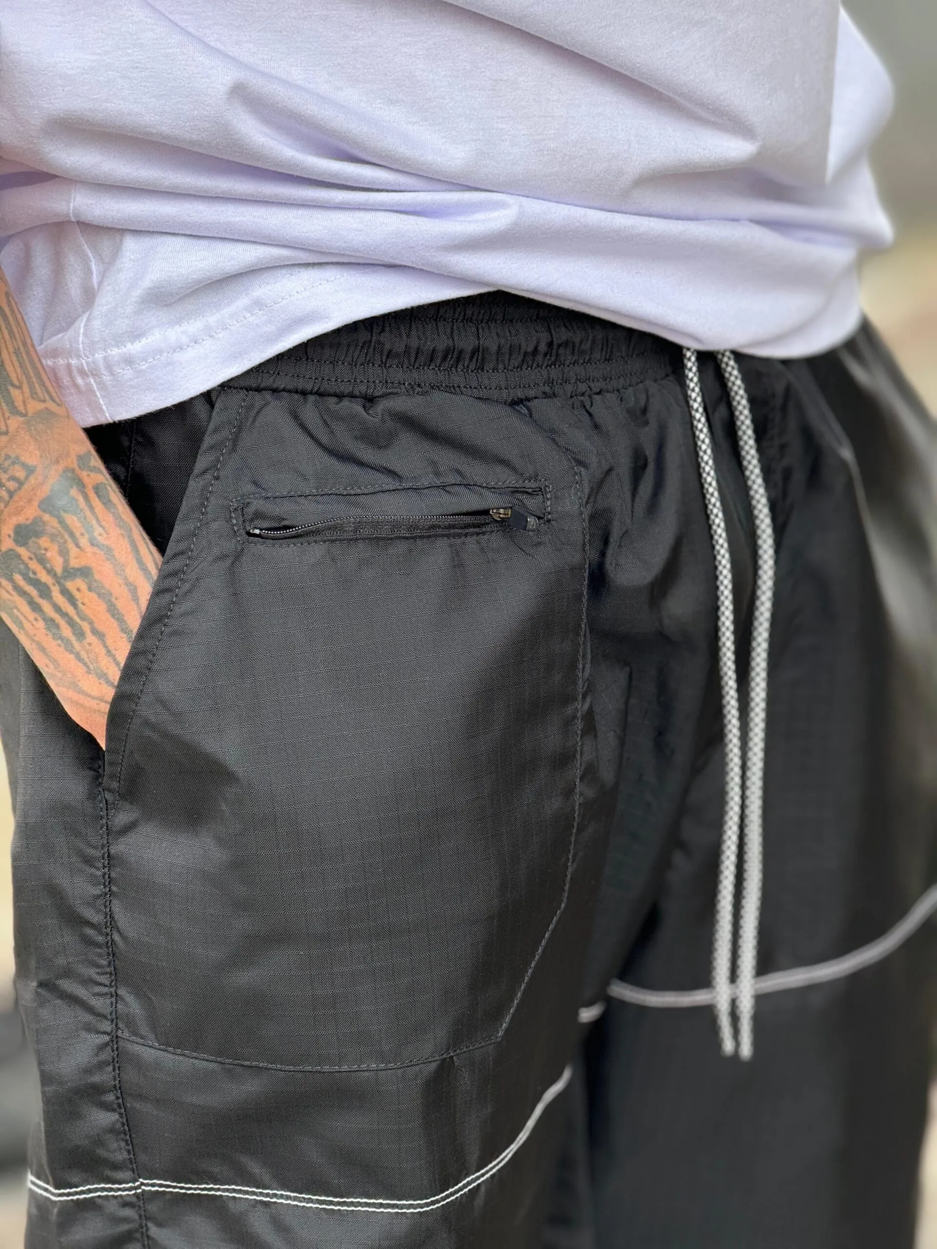 CALÇA SARJA JOGGER HOCKS PRETO - Imagem 6