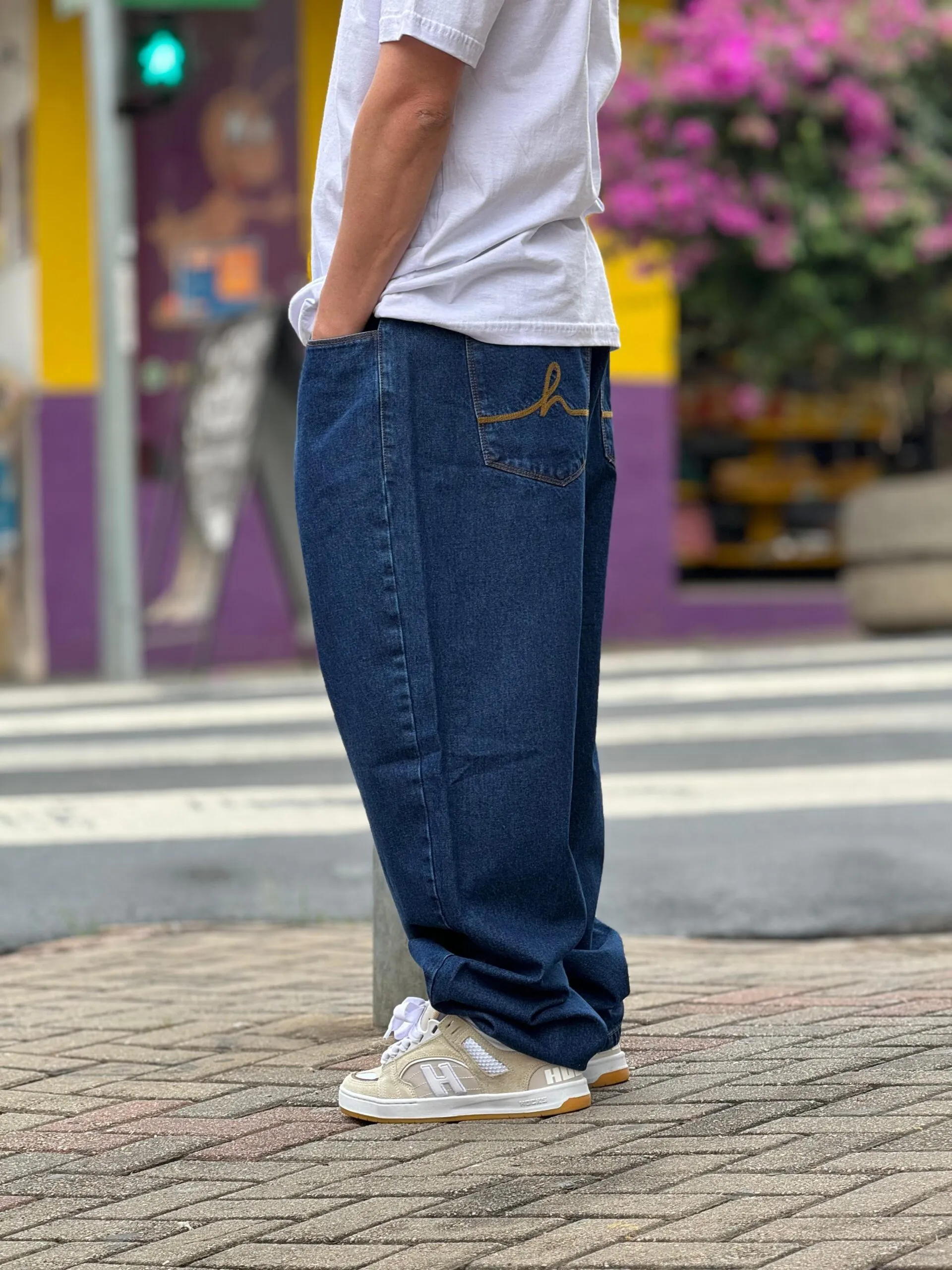 CALÇA JEANS ESCURO HOCKS BIG - Imagem 5