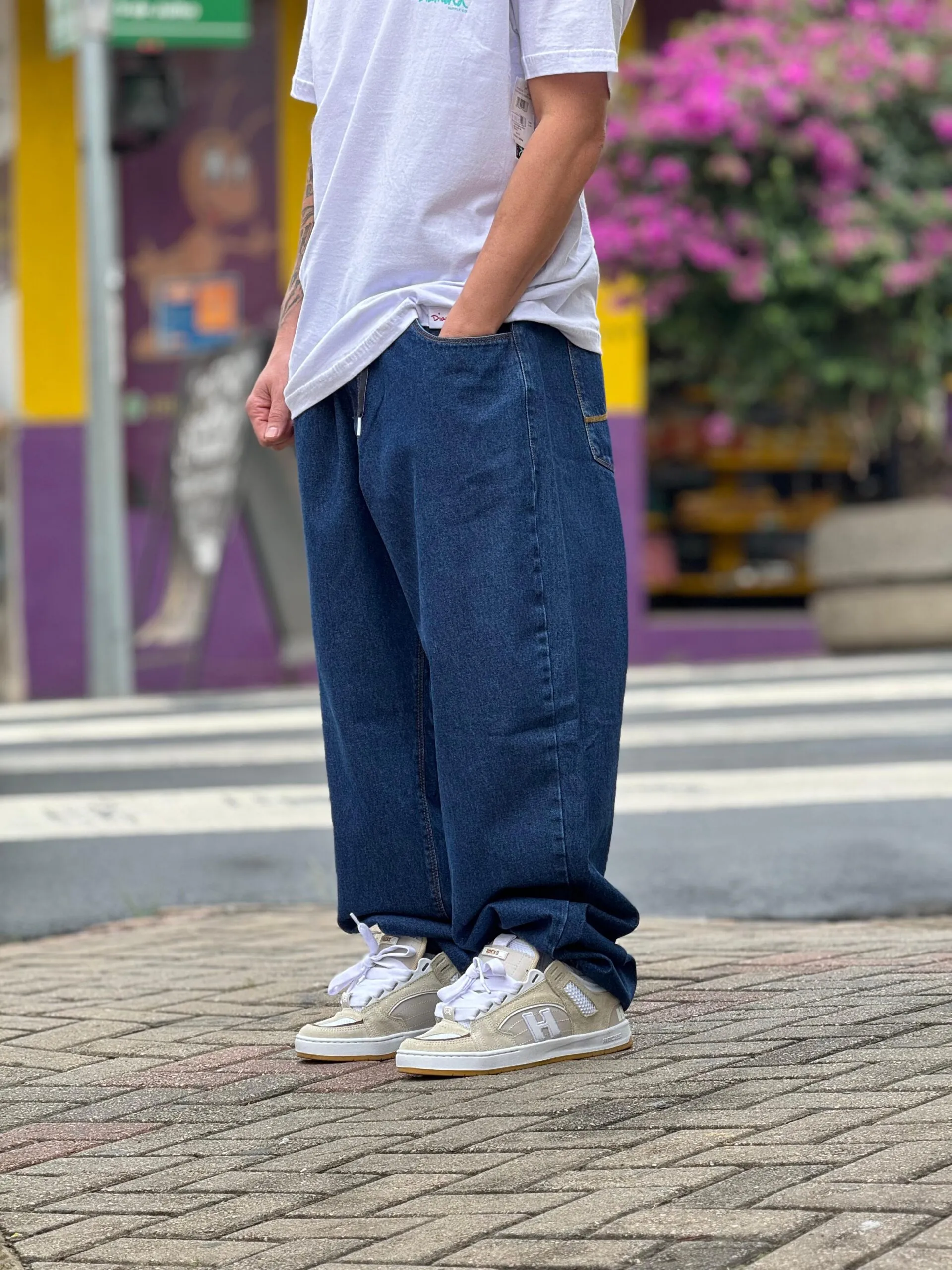 CALÇA JEANS ESCURO HOCKS BIG - Imagem 3