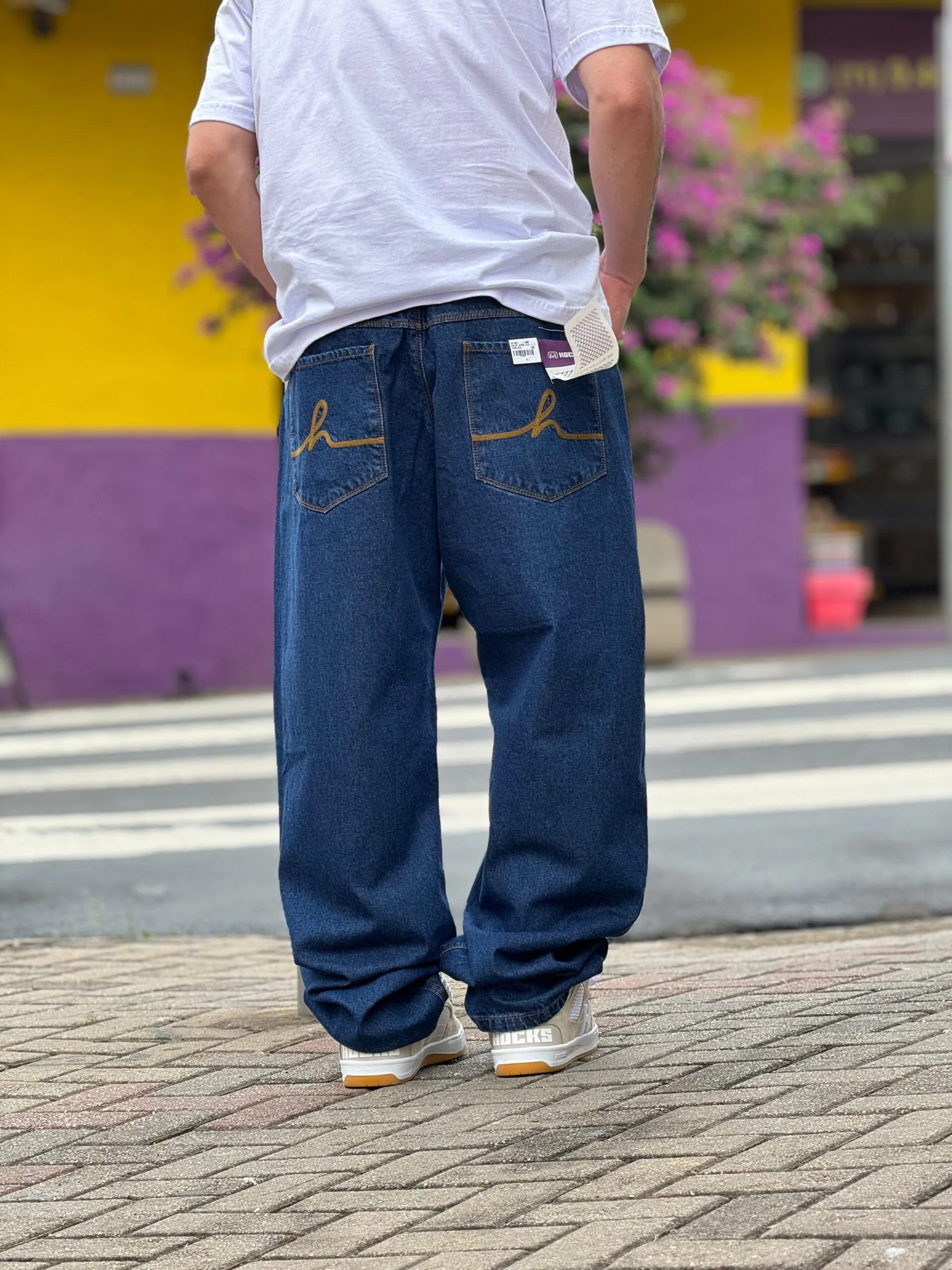 CALÇA JEANS ESCURO HOCKS BIG - Imagem 9