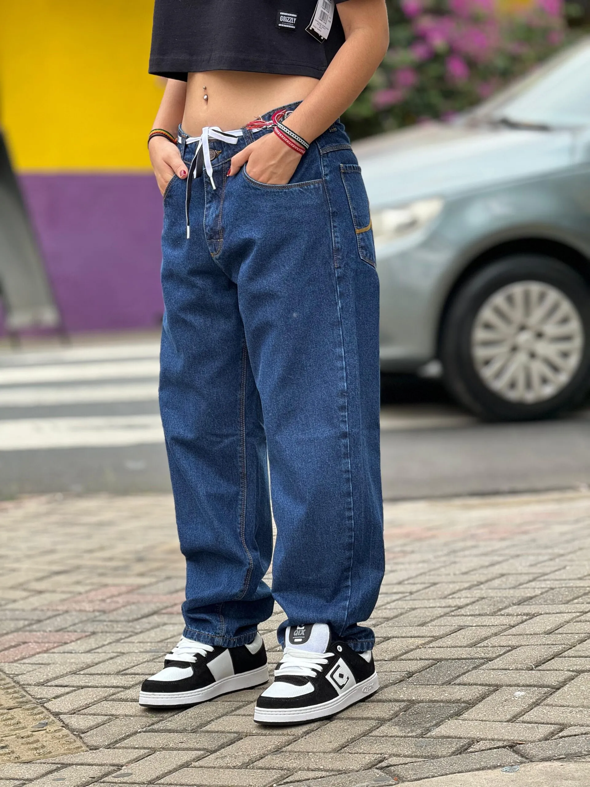 CALÇA JEANS ESCURO HOCKS BIG - Imagem 2