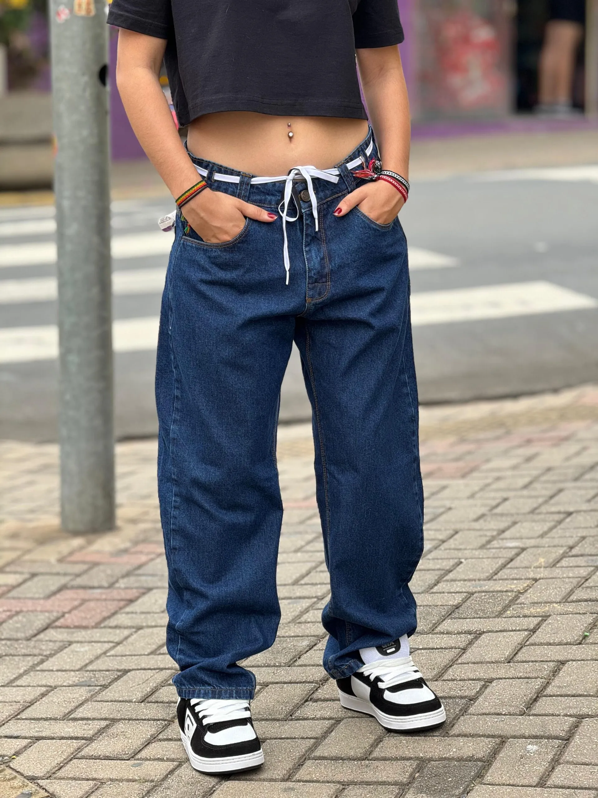 CALÇA JEANS ESCURO HOCKS BIG - Imagem 6