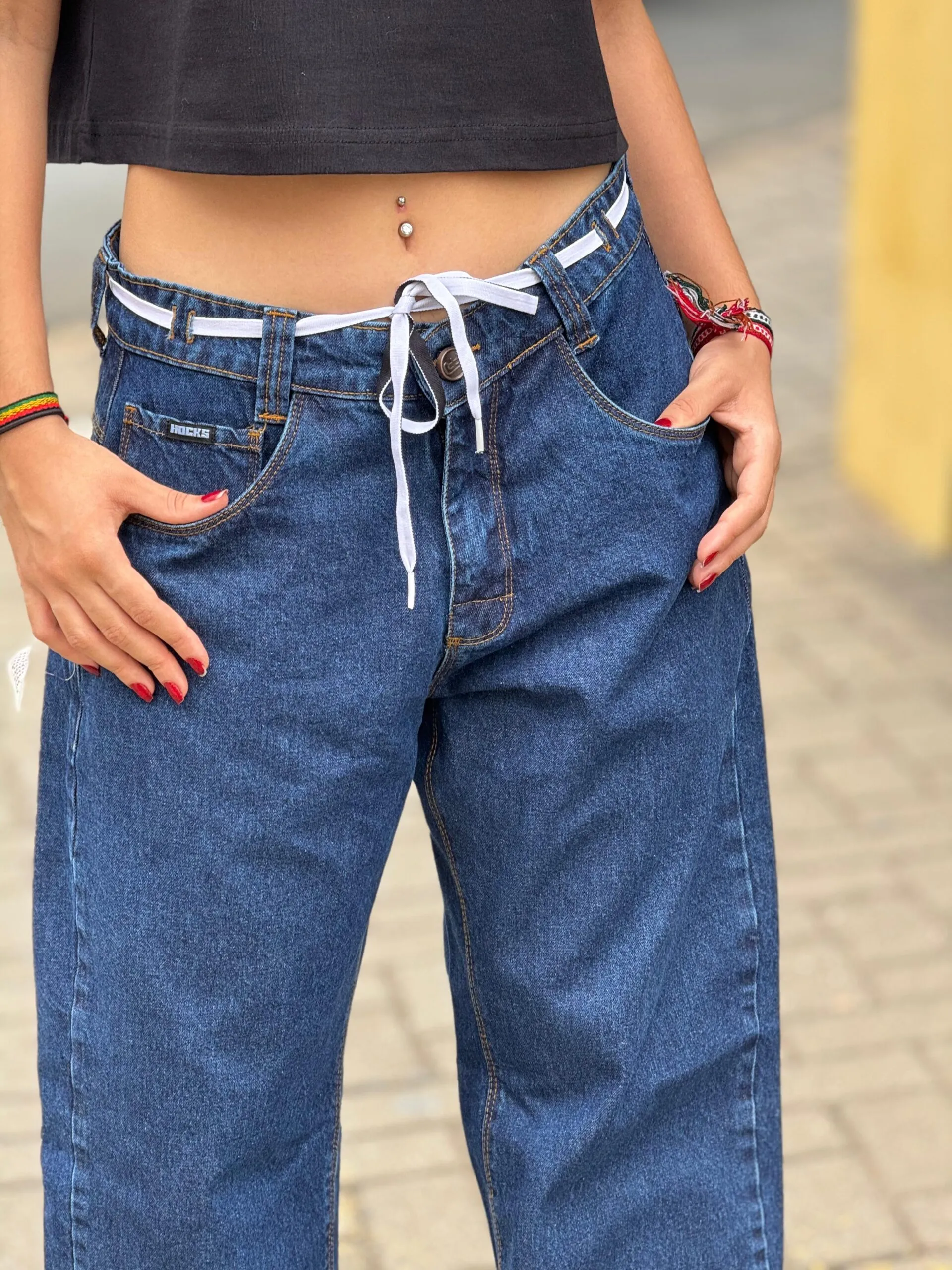 CALÇA JEANS ESCURO HOCKS BIG - Imagem 8