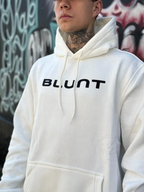 MOLETOM CANGURU BLUNT HULL OFF WHITE - Imagem 2