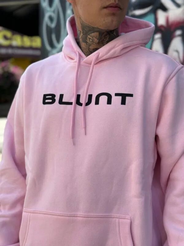 MOLETOM CANGURU BLUNT HULL ROSA BEBE - Imagem 3