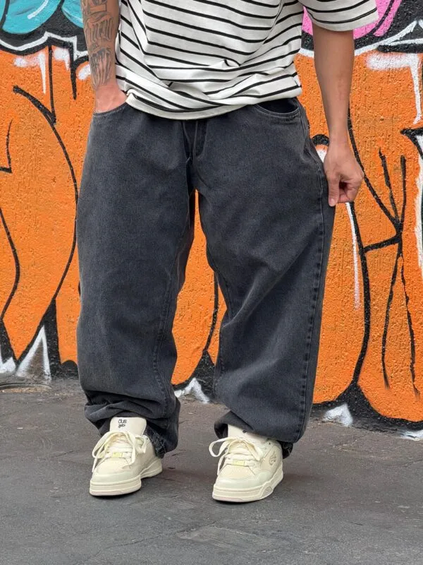 CALÇA JEANS HOCKS BIG PRETO - Imagem 8