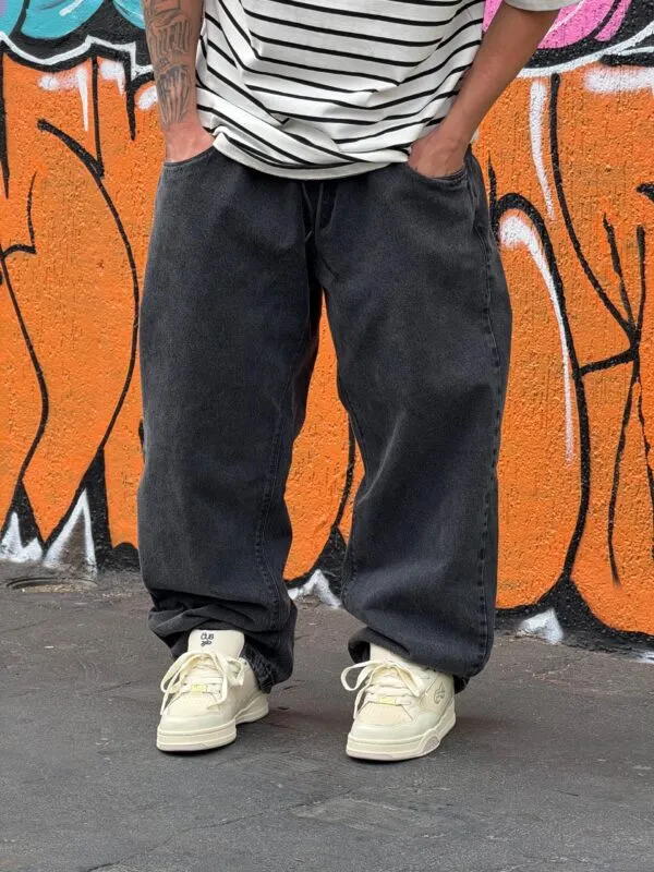 CALÇA JEANS HOCKS BIG PRETO - Imagem 3