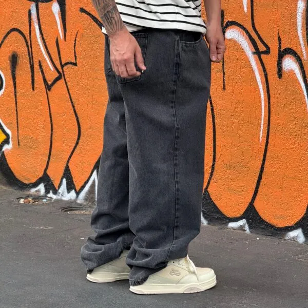 CALÇA JEANS HOCKS BIG PRETO - Imagem 7