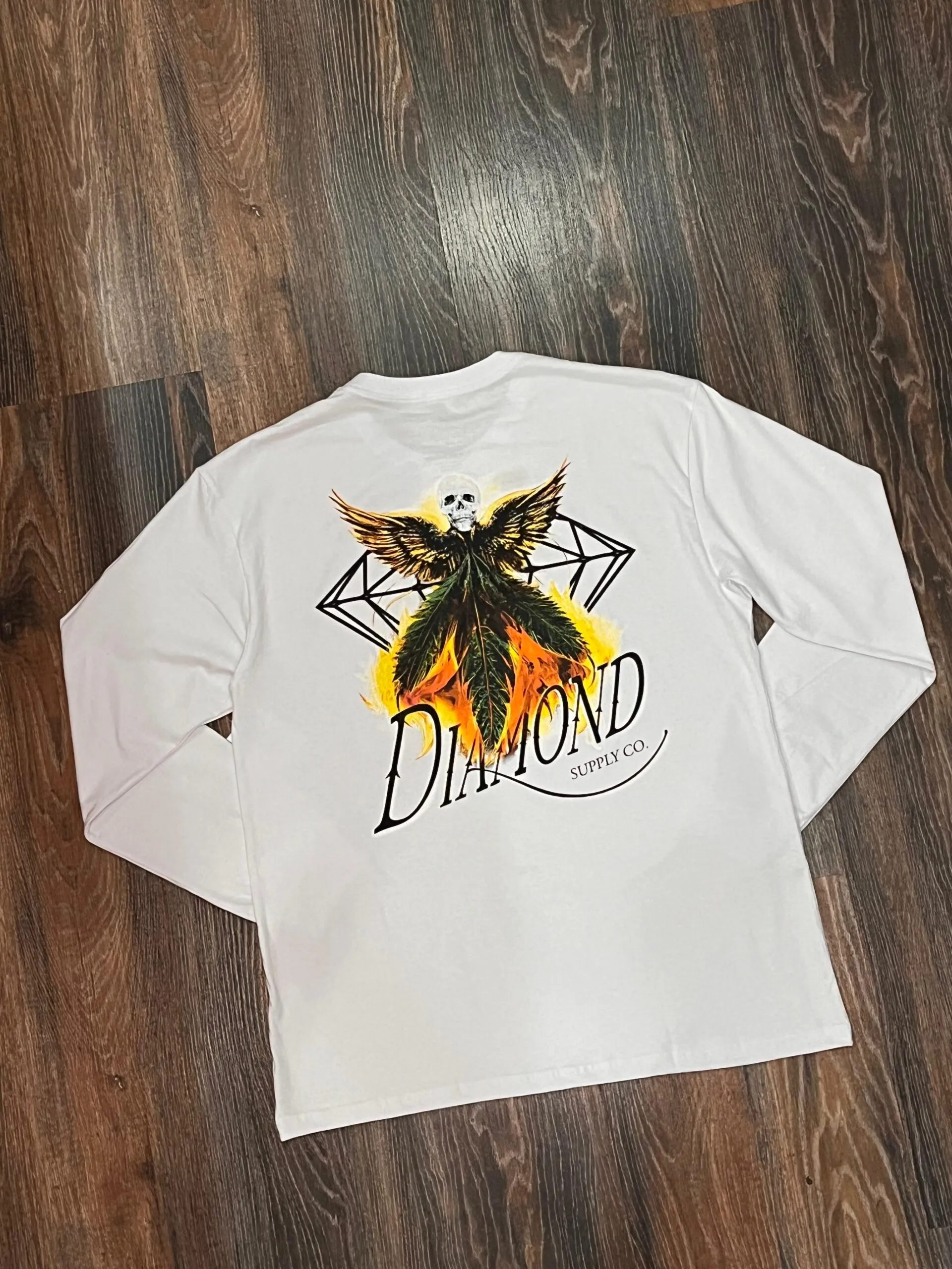 CAMISETA ML DIAMOND DEATH ANGELS BRANCO