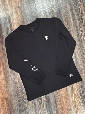 CAMISETA ML GRIZZLY MINI OG BEAR PRETO