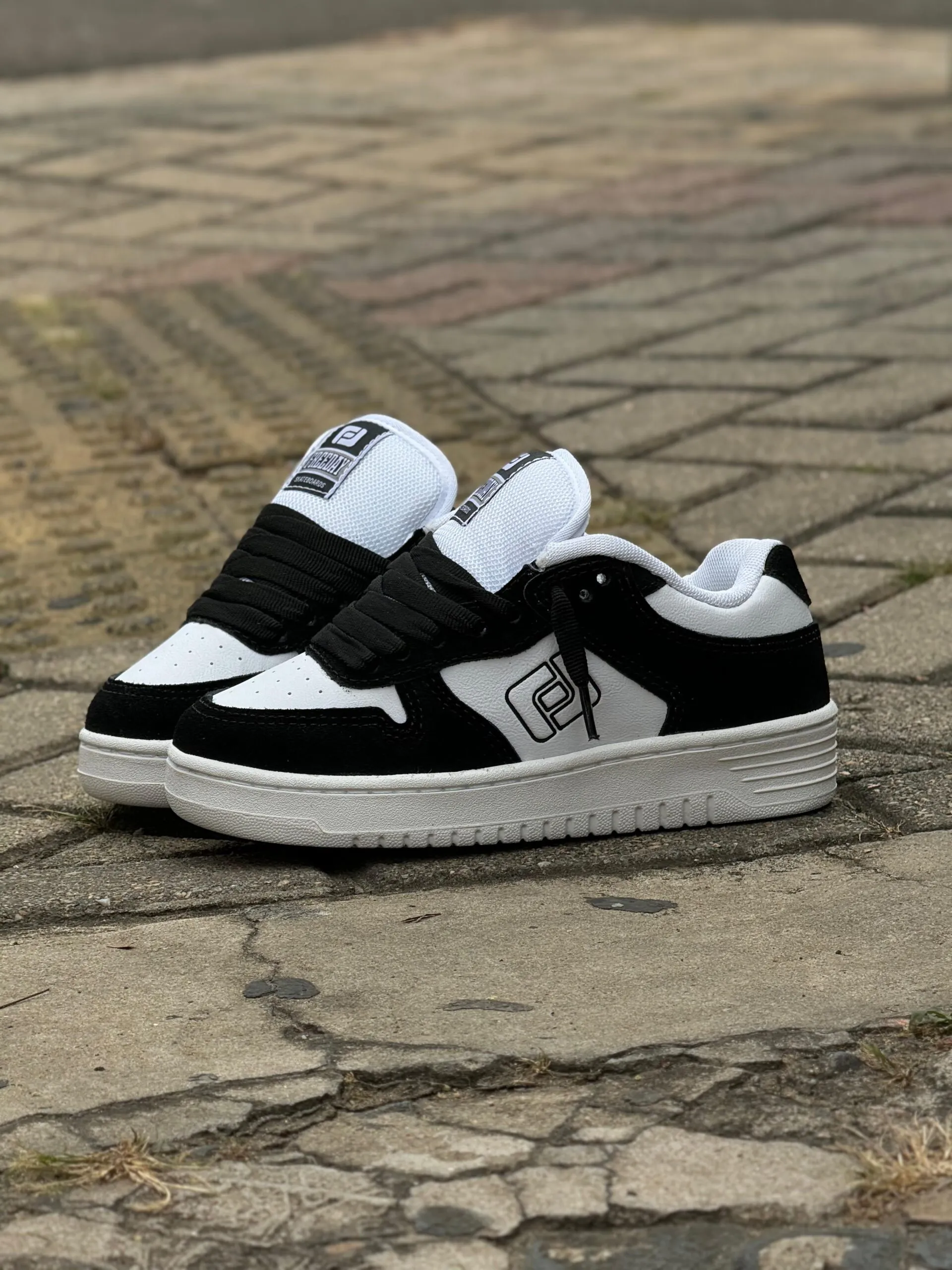 TÊNIS FREEDAY GRANDIR OX PRETO BRANCO - Imagem 2