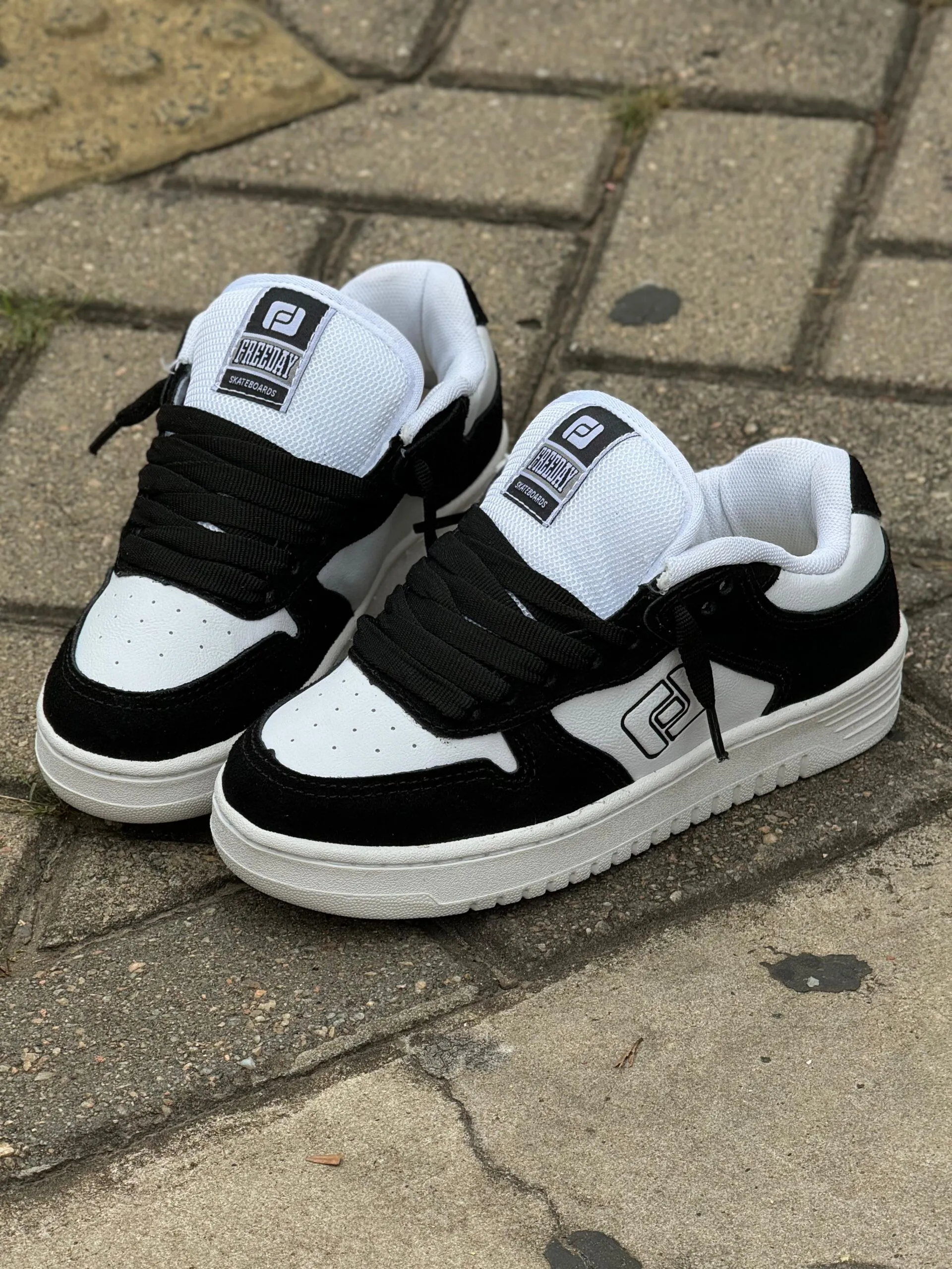 TÊNIS FREEDAY GRANDIR OX PRETO BRANCO - Imagem 3