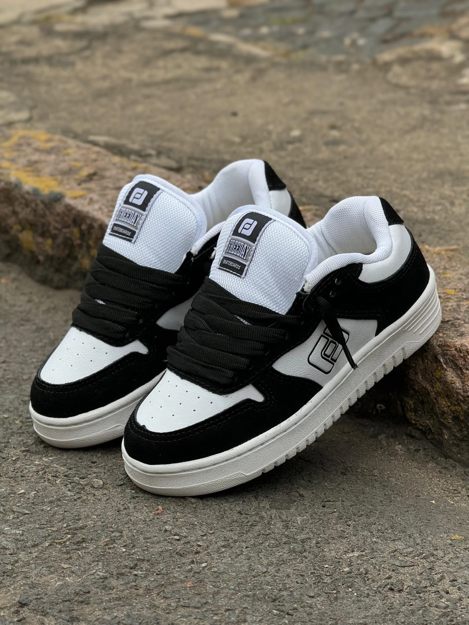 TÊNIS FREEDAY GRANDIR OX PRETO BRANCO - Imagem 7