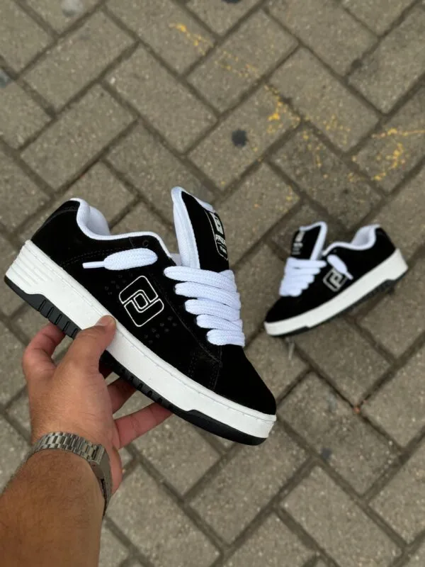 TÊNIS FREEDAY JAB PRETO BRANCO - Imagem 5