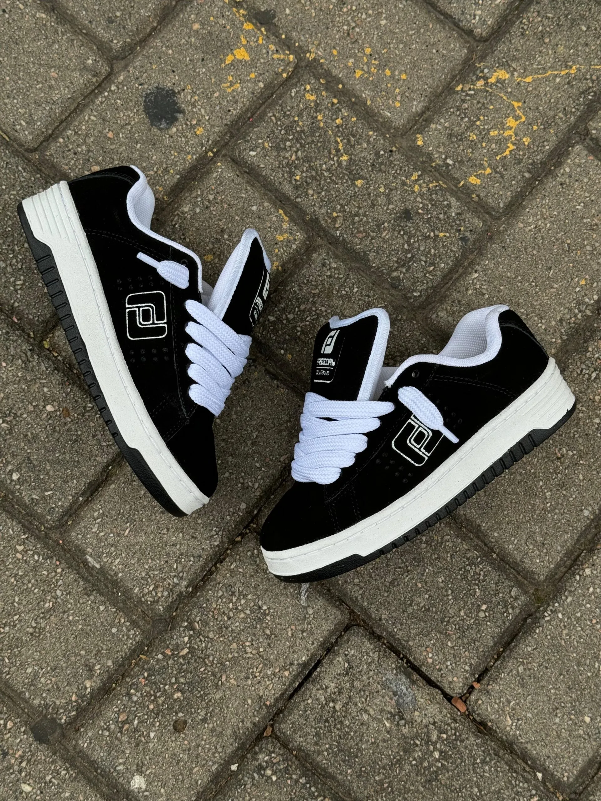 TÊNIS FREEDAY JAB PRETO BRANCO - Imagem 7