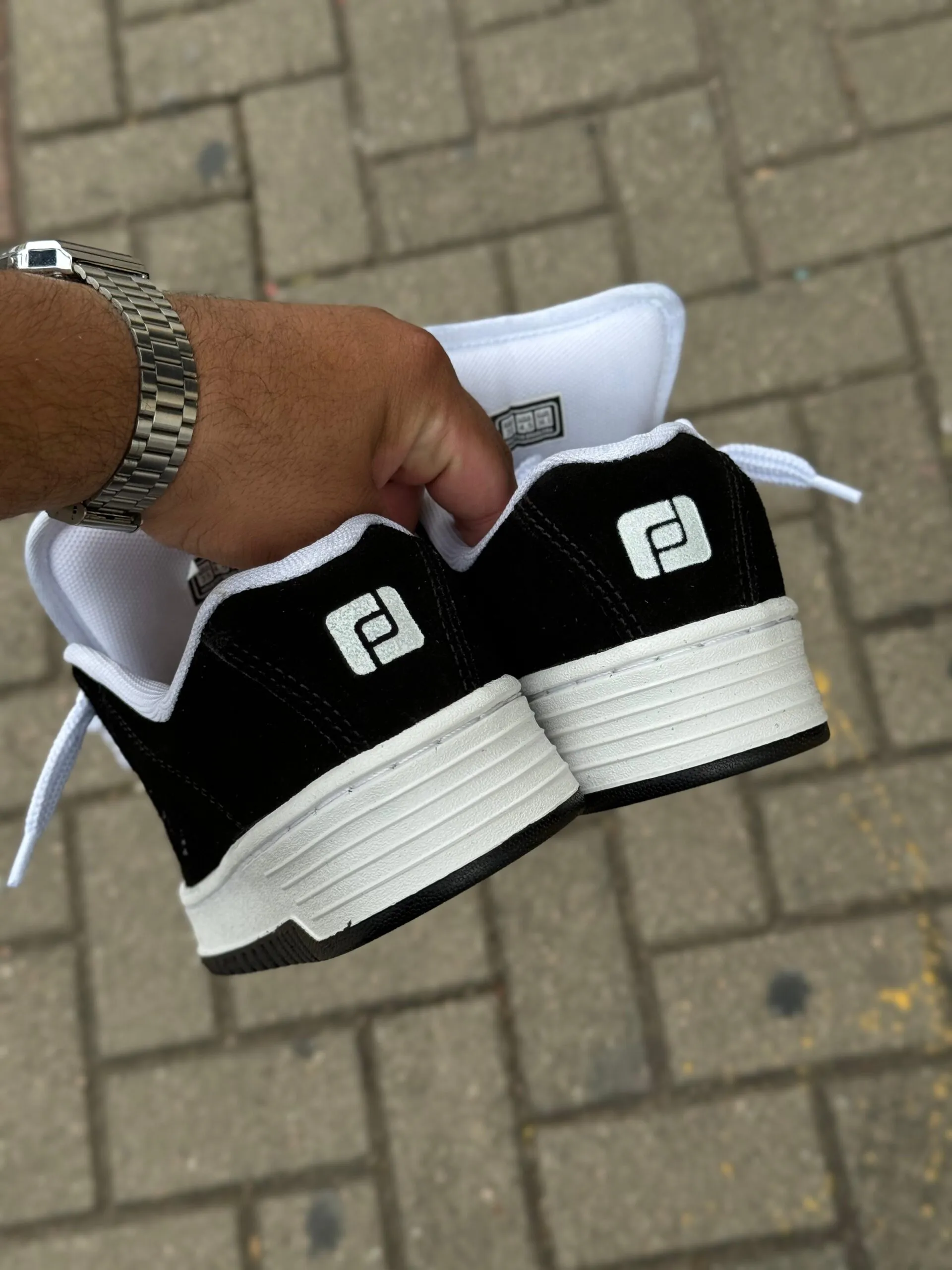 TÊNIS FREEDAY JAB PRETO BRANCO - Imagem 8