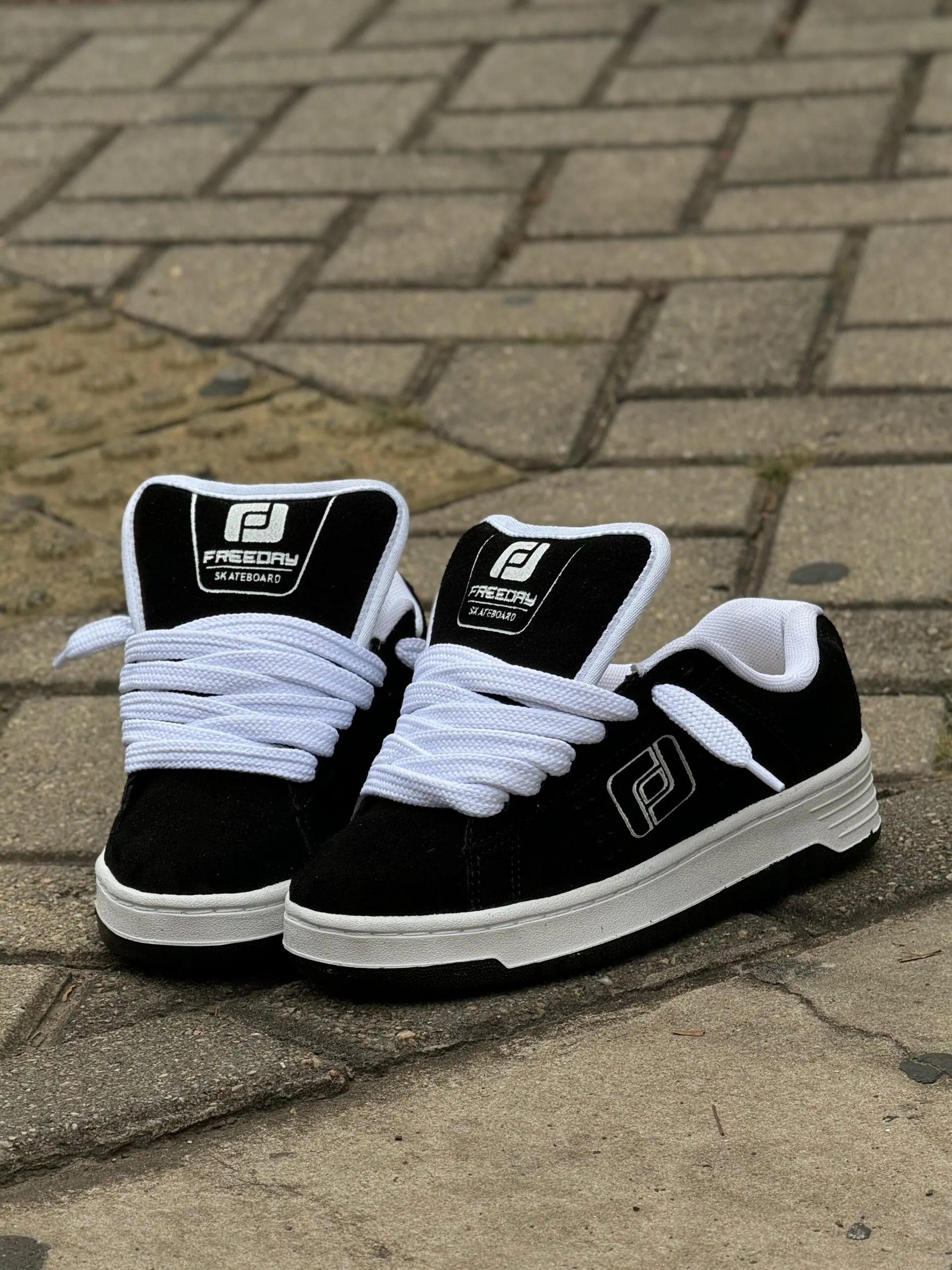 TÊNIS FREEDAY JAB PRETO BRANCO