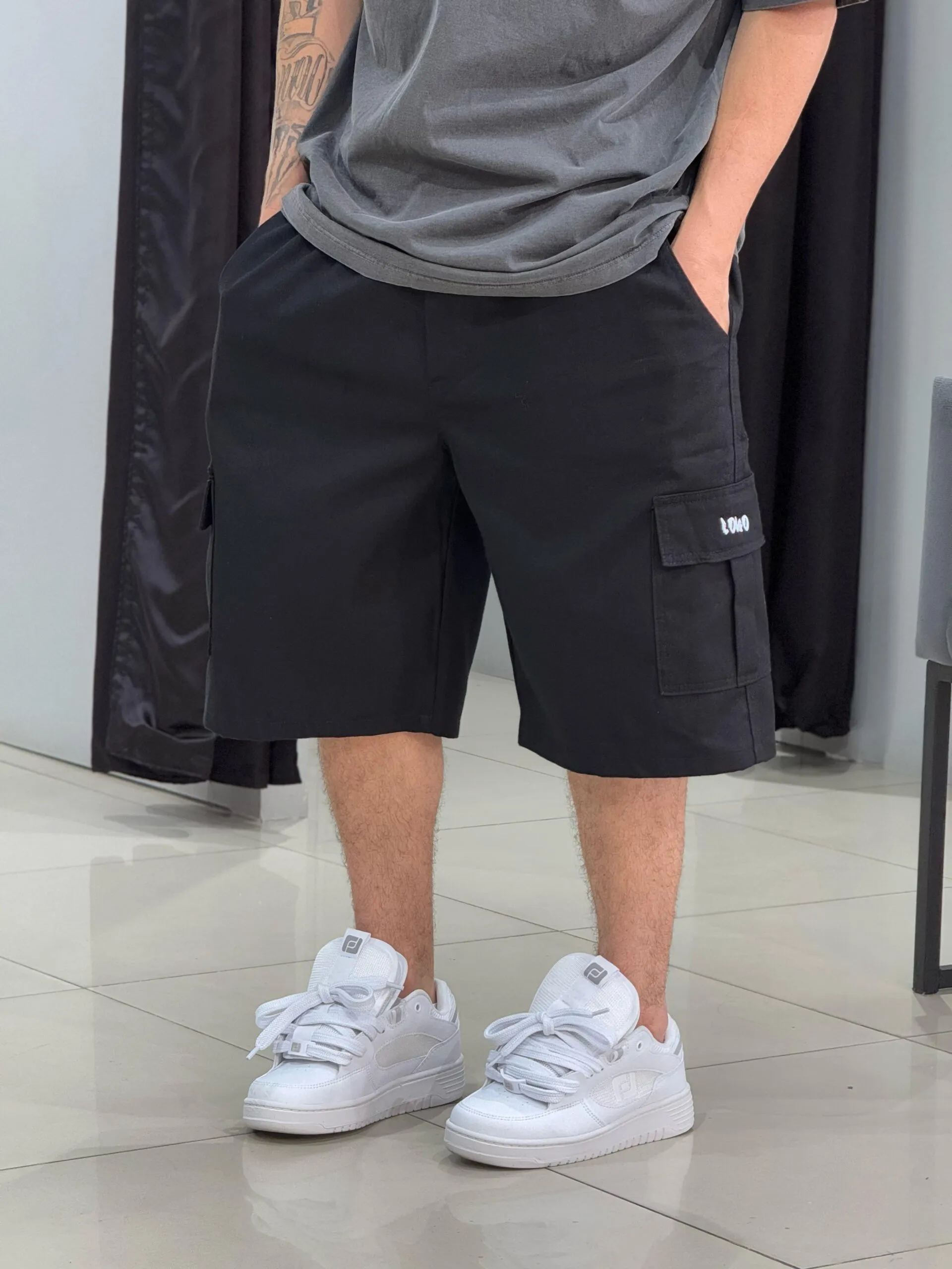 Bermuda Cargo Loko Preto