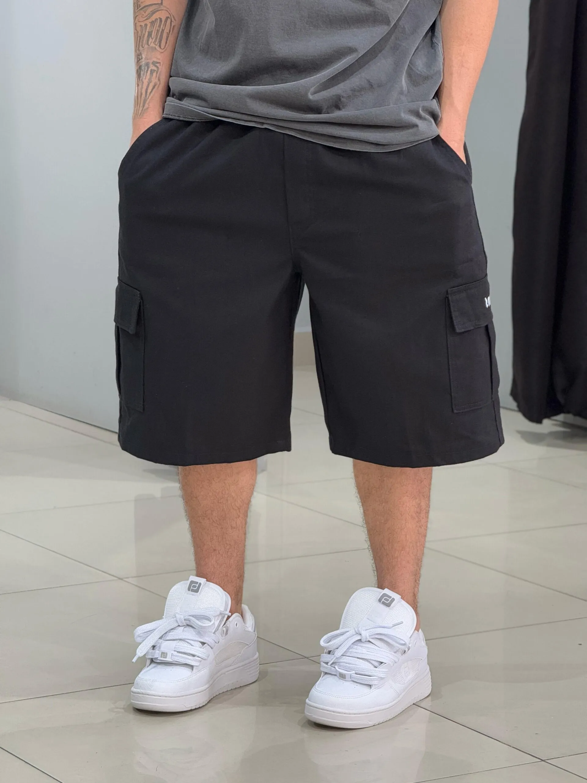 Bermuda Cargo Loko Preto - Imagem 6