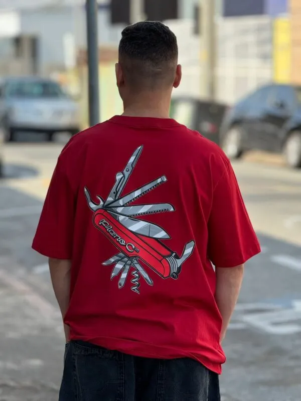 Camiseta Plano C. Penknife Vermelho - Imagem 2