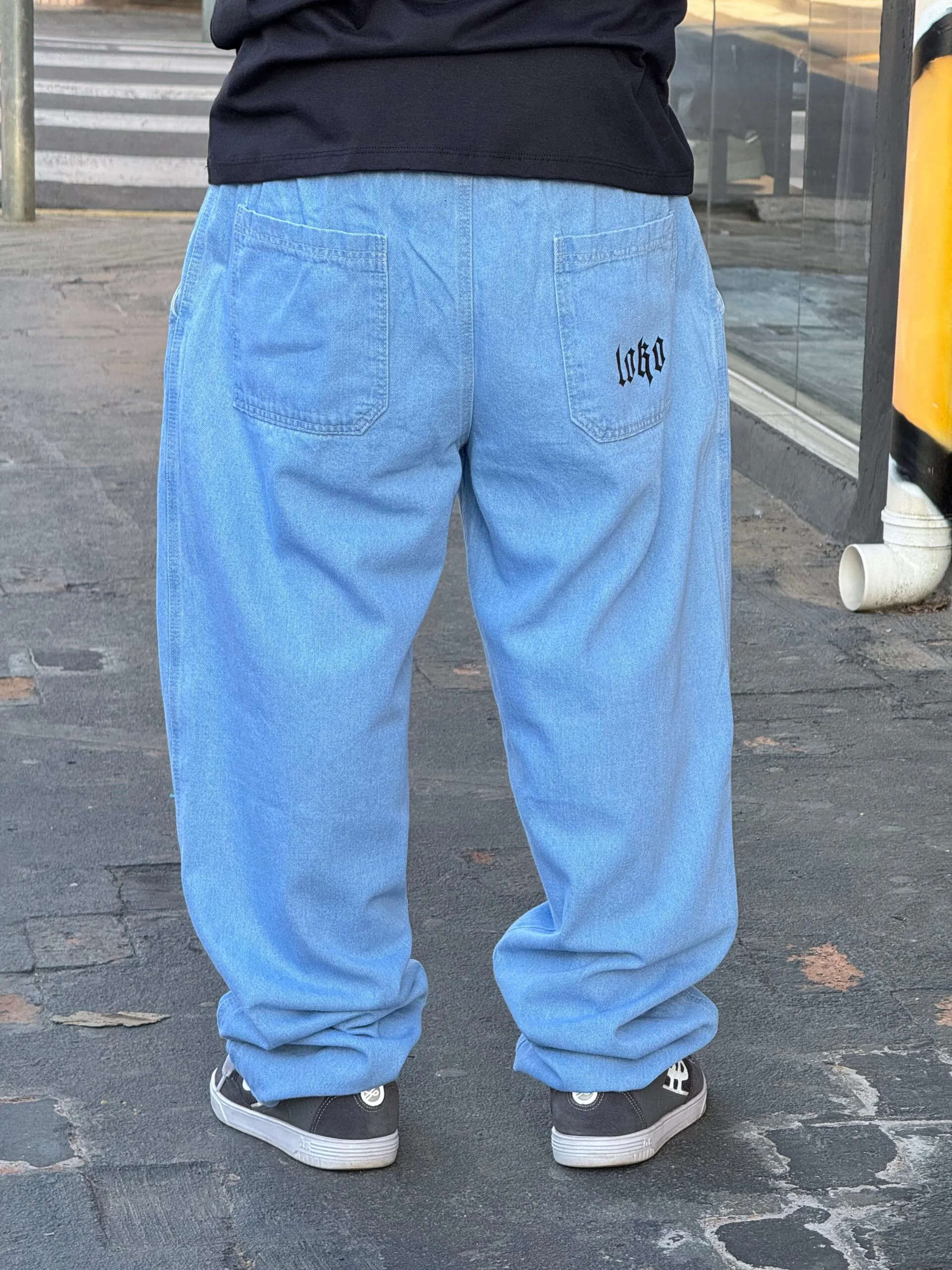 CALÇA BAGGY LOKO JEANS CLARO - Imagem 2