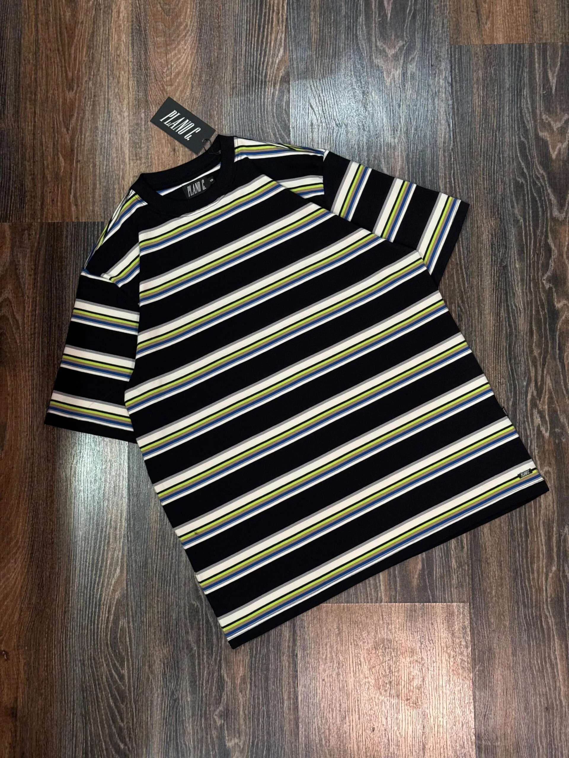 Camiseta Plano C. Listrada Mini Logo