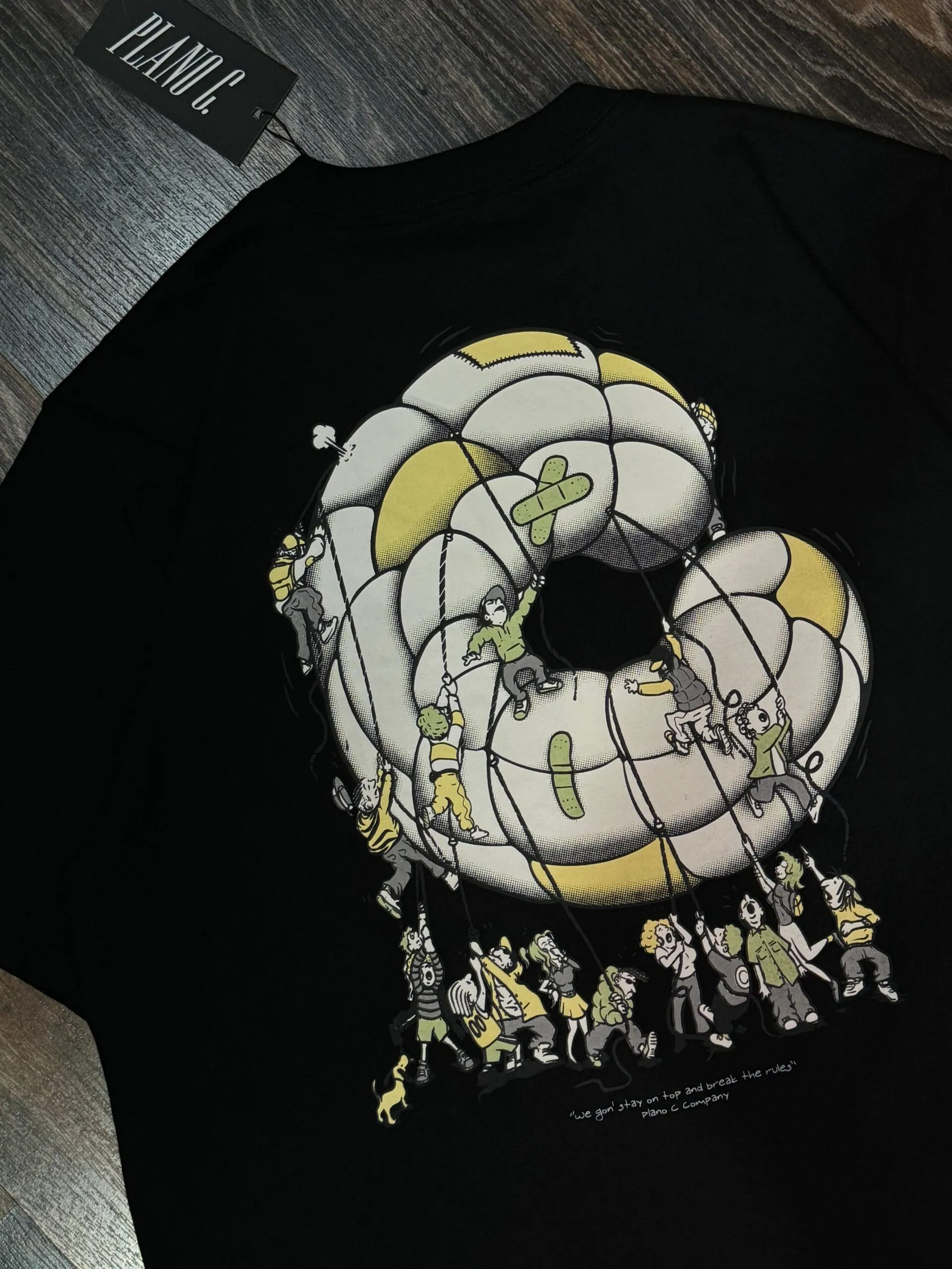 Camiseta Plano C. Balloon Preto - Imagem 2