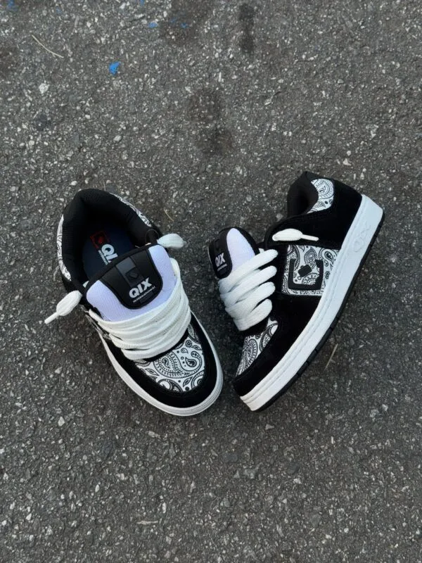 Tenis Qix 90S OG Branco Preto - Imagem 6