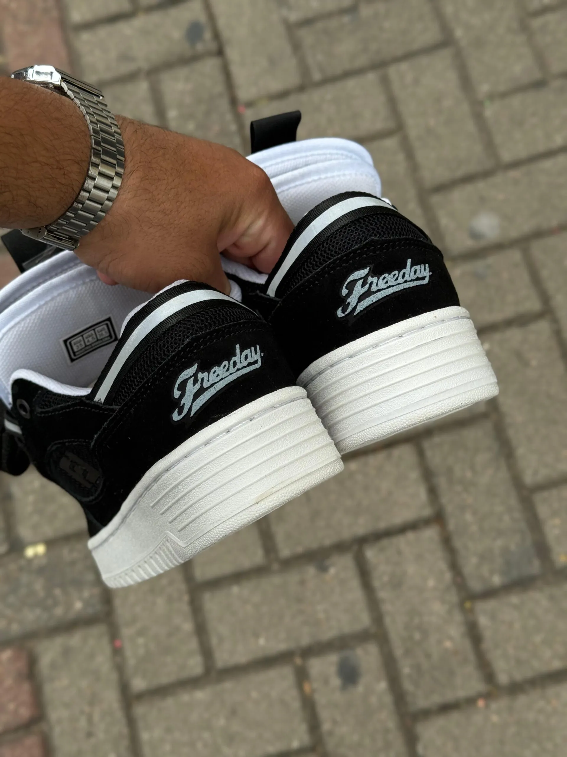 Tenis Freeday Switch Preto Branco - Imagem 6