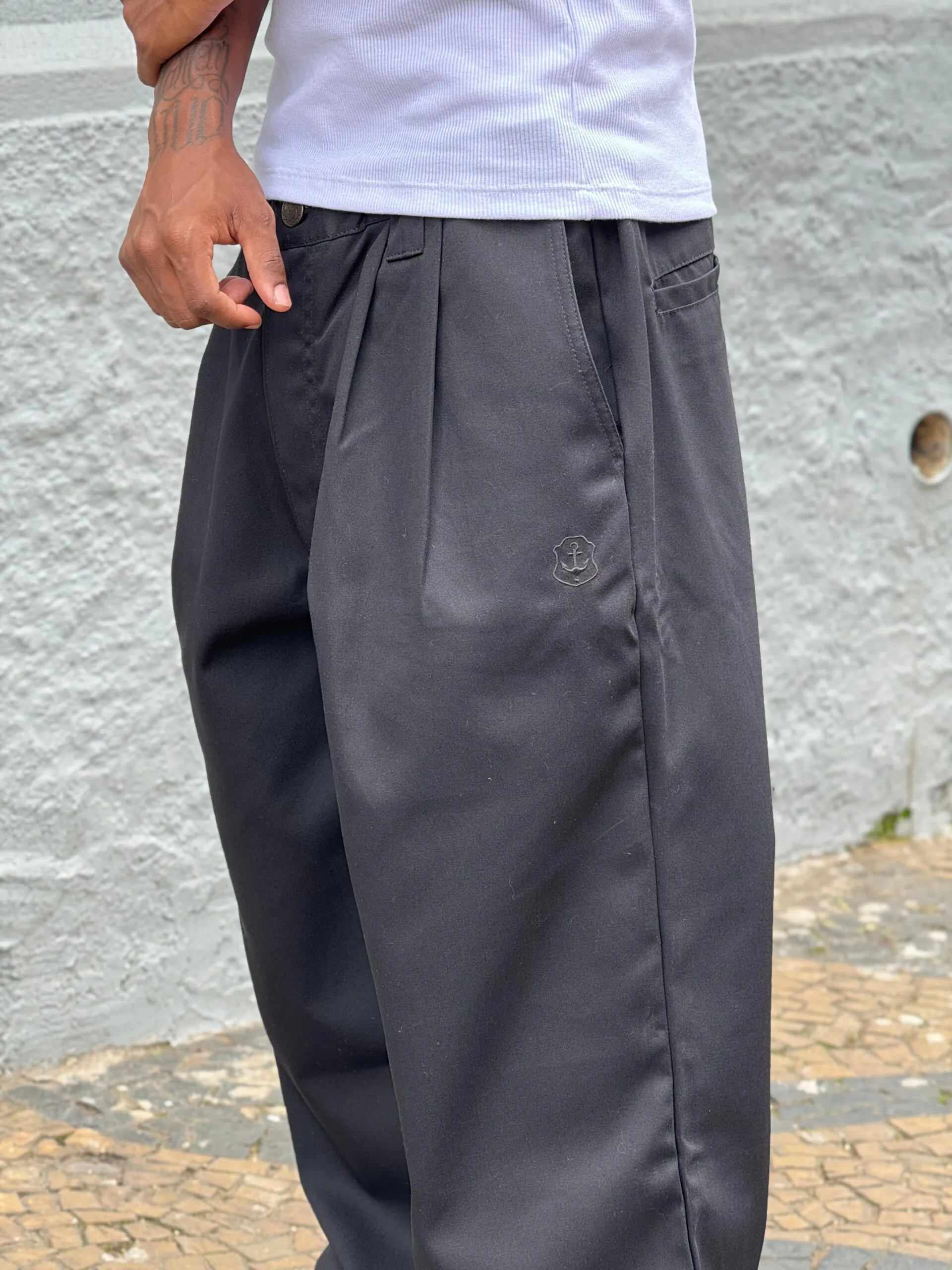 CALÇA CHINO TUPODE PRETA - Imagem 4